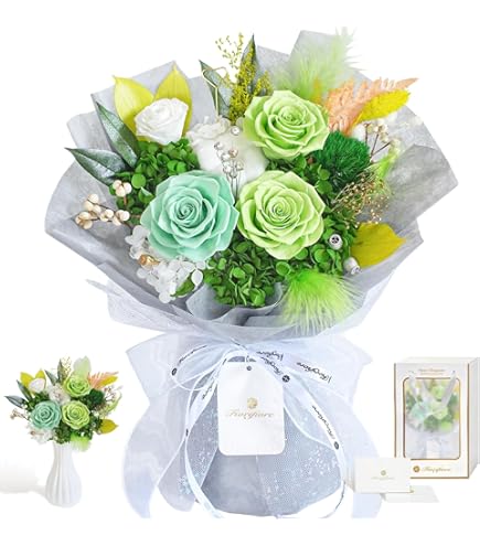 【人気商品】2025新登場 プリザーブドフラワー ブーケ 3輪 ひまわり 花束 Amazon｜Fiorifiore プリザーブドフラワー 卒業式 ブーケ 3輪 ひまわり