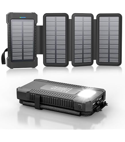 Amazon | MINASA msp100 ソーラーモバイルバッテリー ソーラー