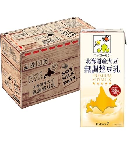 Amazon.co.jp: キッコーマン おいしい無調整豆乳 200ml紙パック×18本入