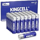 KINGCELL 単4形 アルカリ乾電池 36本セット ハイパワー 大容量 液漏れ防止 耐久 長持ち 保存期限10年 おもちゃ 電池式ランタン 懐中電灯 時計 リモコン 携帯ラジオ 防災用