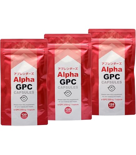Amazon | アルファGPC 400 60カプセル 3個セット | 日本ファミリー
