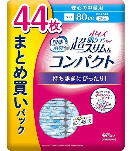 Amazon | ポイズ 日本製紙クレシア 肌ケアパッド 超スリム＆コンパクト