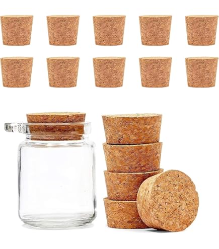 Amazon.co.jp: XuJJJJunB コルク玉 9*6*9mm 20個セット コルクコーン