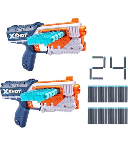 Amazon.co.jp: XSHOT Excel Micro 2.0 4本パック ZURU ダーツ32