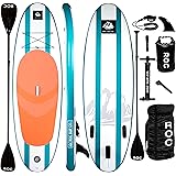 Roc Inflatable Stand Up Paddle Boards with Premium SUP Paddle Board Accessories, Wide Stable Design, Non-Slip Comfort Deck fo