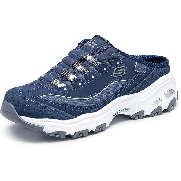 Amazon.co.jp: Skechers レディース D'Lites 弾力性のあるスリッポン
