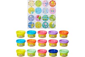 Play-Doh Party Bag, 15 Mini Play-Doh Cans for Kids Party Favors, Trick or Treat Toys, Classroom Prizes, Arts and Crafts Toys for Age 2+, Kids