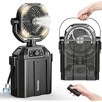 ✨ミストファン扇風機✨キャンプ アウトドアミスト扇風機 サーキュレーター Amazon | 【Amazon 限定ブランド】キャンプ 扇風機 ミストファン 自動