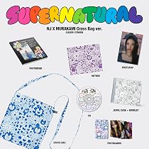 NewJeans 'Supernatural' NJ X MURAKAMI (Cross Bag ver.): Amazon.sg