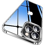 【透明感持続・黄変防止】CASEKOO iPhone13 Pro 用 ケース 耐衝撃 米軍MIL規格 ストラップホール付き 6.1インチ カバー ワイヤレス充電対応 アイフォン カストマイズOK 13 Pro 用 (クリア)