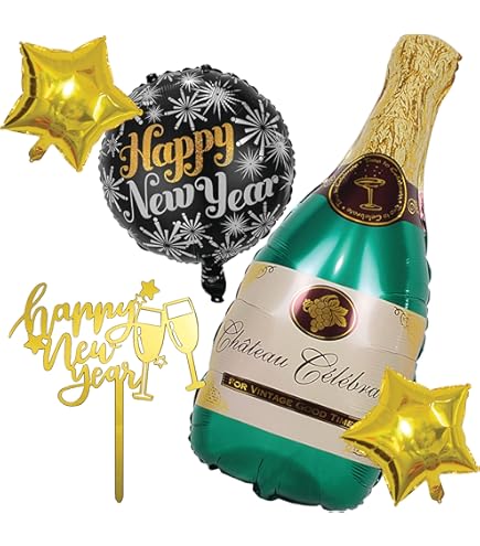 Amazon | 2024新年バルーンセット 60個風船セット 飾り付け HAPPY NEW