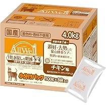 Amazon | All Well(オールウェル) 避妊・去勢した猫の体重ケア 筋肉の