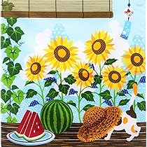Amazon｜前田染工 ピンク 53×56cm 四季彩布 風呂敷 タペストリー
