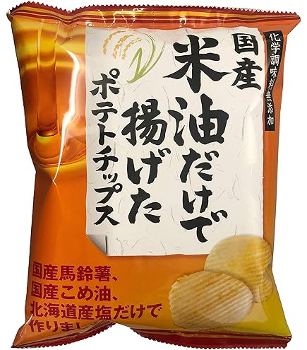 Amazon.co.jp: 六 花 亭 ポテトチップス うすしお味 【北海道限定