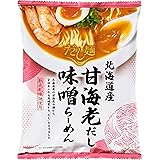 国分 tabete だし麺 北海道産甘海老だし 味噌らーめん 104g×10袋 保存食 備蓄