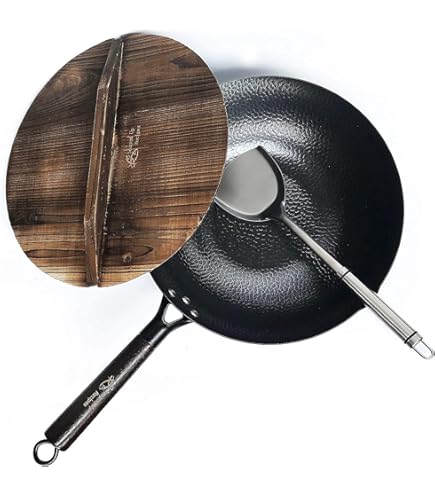 Corelle Brands DuraNano CBDN28WOK-HH/SG Wok Pan with Lid, 28cm