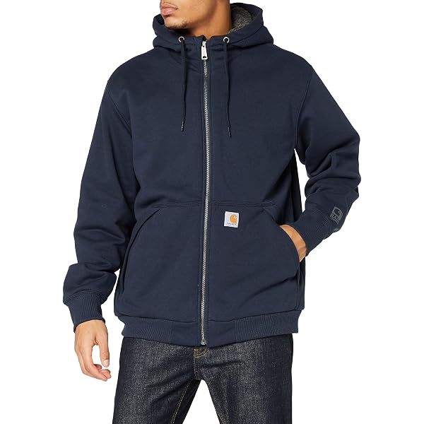 Carhartt Men's Rain Defender Rockland Quilt Lined Hooded