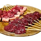 【 鹿肉 猪肉 専用の特製塩付 】 天然ジビエ 串焼き BBQ バーベキュー ( 猪串 鹿串 盛り合わせ ) 人気 盛り合わせ 天然 国産 猪 イノシシ おつまみ 惣菜 家飲み 猪肉 鹿肉 (鹿串10本・猪串10本セット) 700g お歳暮