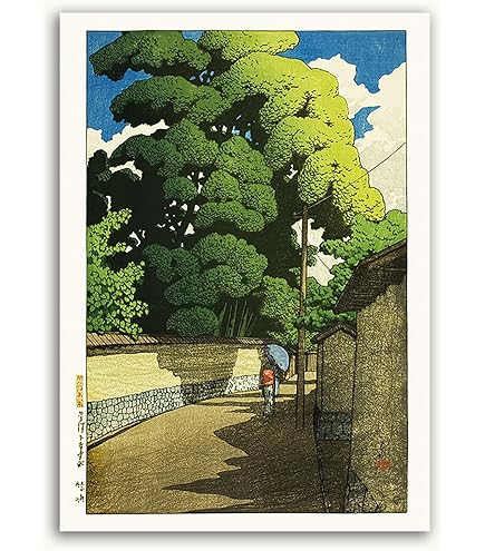 Amazon.co.jp: 【真作】和田邦坊（作）手摺木版画落款有紙タトウ木版木