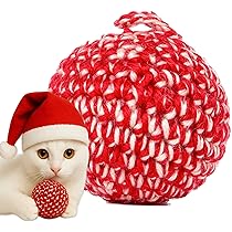 Amazon | JAYU PET レッド キャット ボール－マタタビ 入りおもちゃ