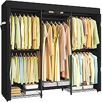 Amazon｜SONGMICS ハンガーラック 頑丈 大容量洋服かけ 耐荷重233kg 幅