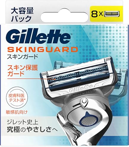GILLETTE ジレット カミソリ 髭剃り 電動 ひげそり 深剃り 本体 替刃 16個 スキンガード Amazon.co.jp: Gillette ジレット カミソリ 髭剃り 電動 ひげそり 深