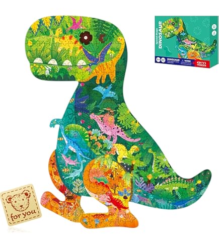 Amazon | Wonderfall パズル 恐竜 子供 動物 300ピース 500ピース