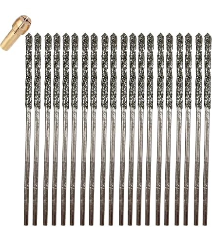 ViewReal Drill Bit Gauge - Stainless Steel Fractional Size Gauge, 29 Holes (1/16" To 1/2"), Black - View #14