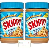 【２個セット】SKIPPY スキッピー ピーナッツバタークリーミー 462g ChattyShopオリジナル開封日シール付き