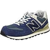 Amazon ニューバランス Ml574 レザースニーカー ユニセックス Essネイビー 23 5 New Balance ニューバランス スニーカー