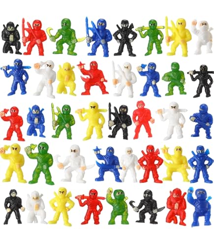Amazon.co.jp: Chivao ミニ忍者フィギュア パーティー記念品 おもちゃ