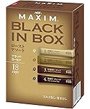 AGF マキシム ブラックインボックス ロースト・アソート 18本×6箱 【 スティックコーヒー 】【 つめあわせ 】