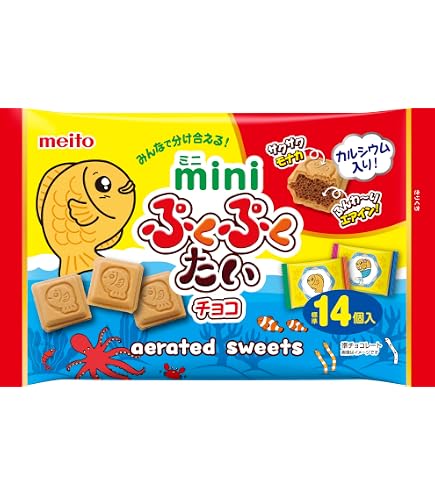 Amazon.co.jp: 名糖産業 ぷくぷくたい 1個×10袋 : 食品・飲料・お酒