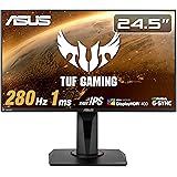 ASUS ゲーミングモニター TUF Gaming VG259QM 24.5インチ/280Hz/フルHD/IPS/1ms/HDR/HDMI×2,DP/G-SYNC Compatible/ELMB/スピーカー/国内正規品