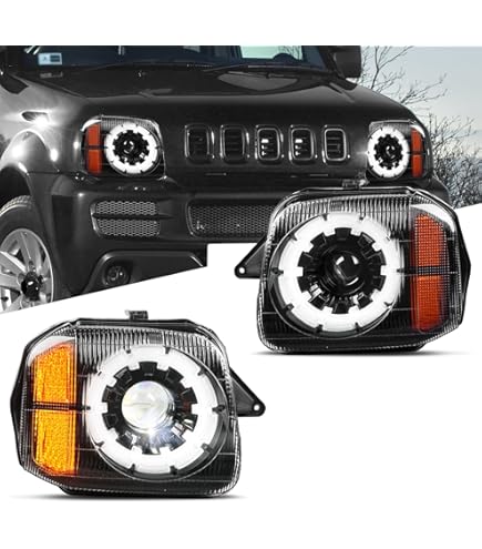 Amazon.co.jp: JB64/74 ジムニー用 イカリングヘッドライトキット デイ
