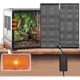 TANKAO 爬虫類 ヒーター 暖突 爬虫類用シートヒーター 3段階温度調整 タイマー機能 2H/4H/6H 耐久性 均一に暖まる ピタリ適温プラス 38-58℃ 保温 両生類飼育 爬虫類 パネルヒーター 爬虫類両生類・小動物に (28*28.1cm