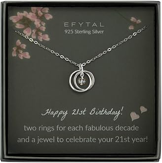 EFYTAL 21st Birthday Gifts for Her 