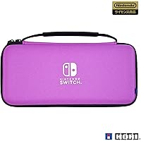 【任天堂ライセンス商品】スリムハードポーチ プラス for Nintendo Switch パープル【Nintendo Switch 旧モデル・有機ELモデル両対応】