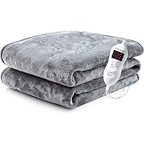 Amazon | 電気毛布 敷き 洗える 140×80cm 8段階温度 4段階タイマー 速