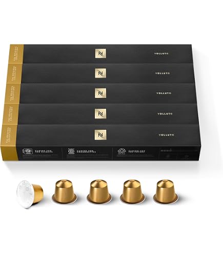Nespresso Capsules Original Line, Ristretto Decaffeinato, Dark