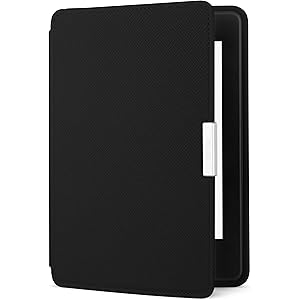 Amazon Kindle Paperwhite用レザーカバー、オニックスブラック【Kindle Paperwhite(第5世代、第6世代、第7世代、マンガモデル)専用】