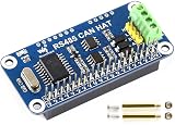 RS485 CAN HAT Raspberry Pi 5/4B/3B+/3B/2B/B+/Zero/Zero W/WH/Zero 2W用、RS485/CAN機能搭載CANコントローラーMCP2515 SPIインターフェイストランシーバーSIT65HVD230DRによる長距離通信。