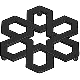 及源 南部鉄器 瓶敷 雪格子 D234