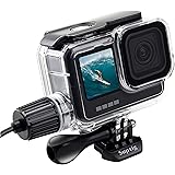 Suptig 防水ハウジングケース 防水ケース ダイビングケース 充電ケース Gopro Hero 12 Hero 11 Hero 10 Hero 9対応 ブラック 防水 164フィート