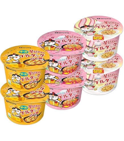 Amazon.co.jp: 【6食セット】SAMYANG プルタック炒め麺BIGカップ