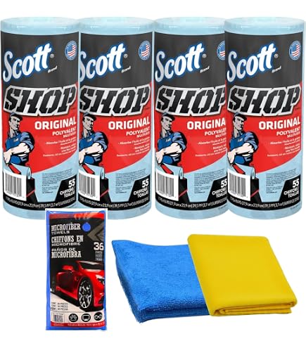 Amazon.co.jp: コストコ スコット ショップタオル ブルー 55枚 x 2 Amazon.co.jp: コストコ スコット ショップタオル ブルー 55枚 x 2