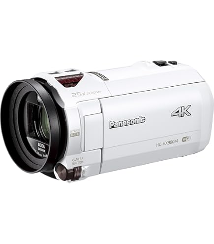 パナソニック 4K ビデオカメラ VZX2M 64GB 光学24倍ズーム ピュア  
