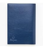 aoneko ブックカバー Amazon | コンサイス ブックカバー 皮革調 No.1 文庫 紺 323167