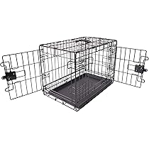 Amazon.co.jp: Amazonベーシック 犬 ペットケージ 小型犬 折りたたみ式