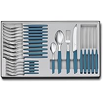 ビクトリノックス　カトラリーセット フォーク&ステーキナイフ&スプーン24本 楽天市場】ビクトリノックス 公式 VICTORINOX ステーキ&ピッツァナイフ カトラリー(スプーン等)